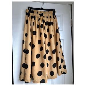 Windsor Midi polka dot skirt